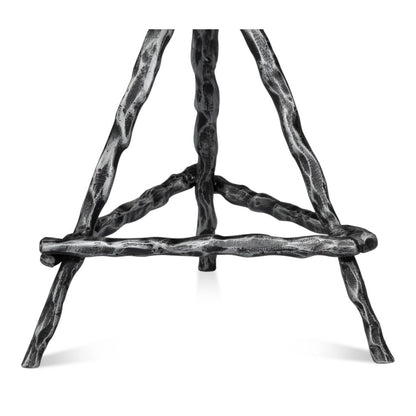 Sarreid Planter's Aluminum Base Round Side Table