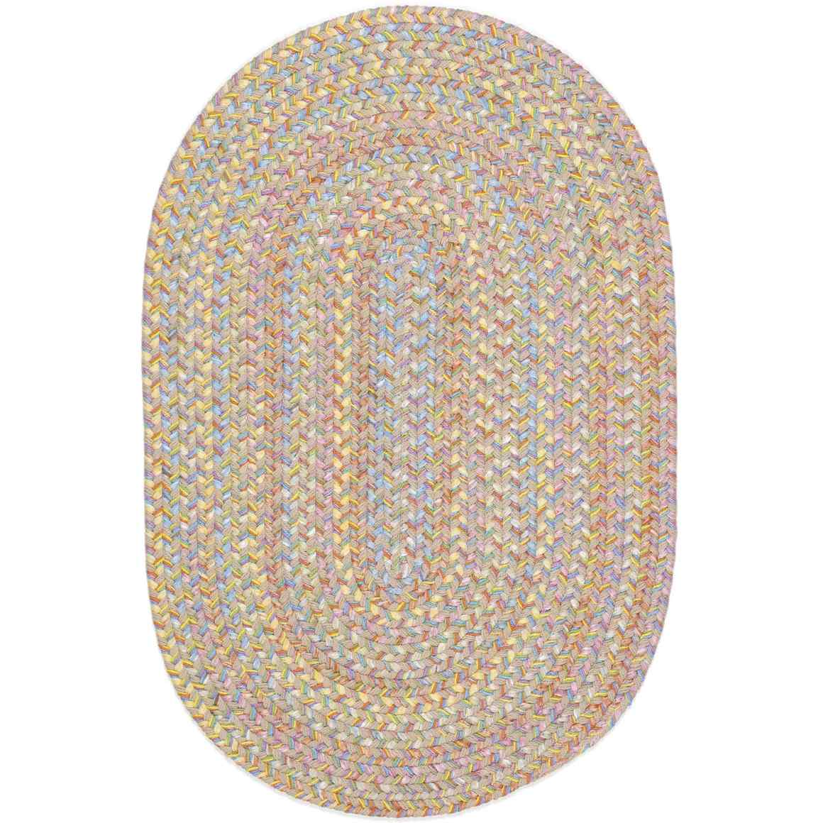 Rhody Rug Playtime Braided Oval Reversible Area Rugs