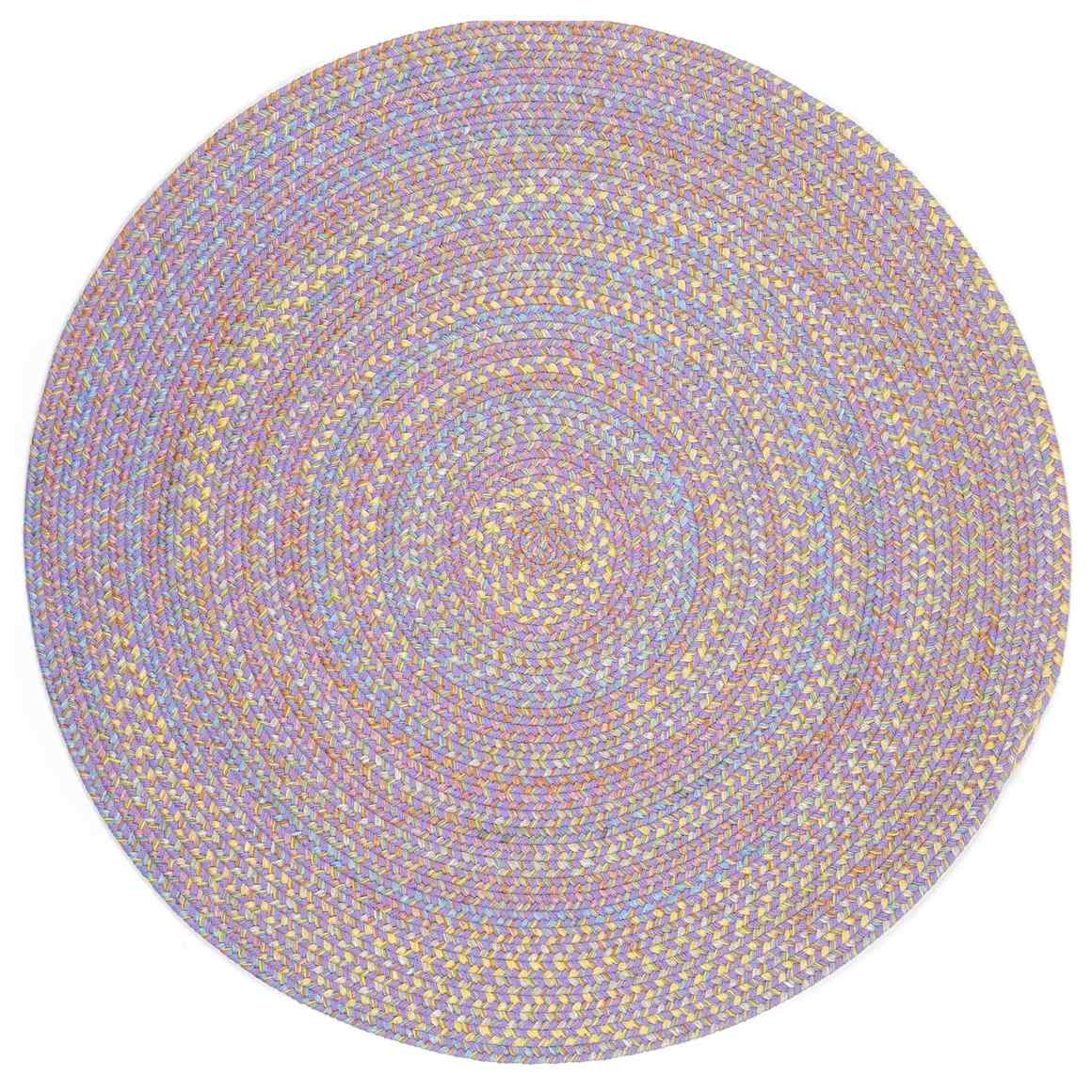 Rhody Rug Playtime Braided Round Reversible Area Rugs