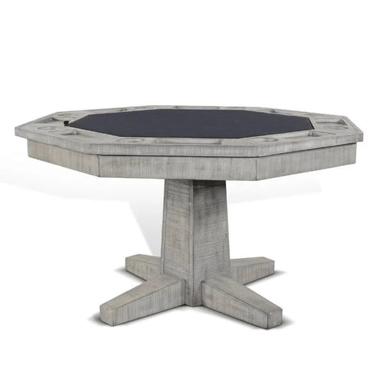 Sunny D Poker Table Reversible Table Convertible to Dining Table