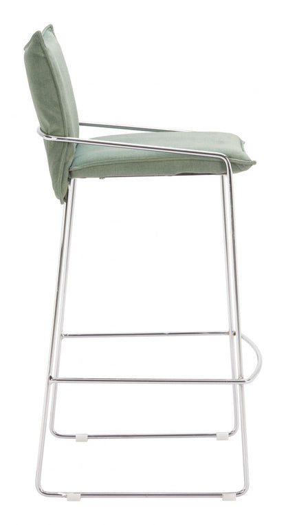 Zuo Modern Pola Faux Leather Barstool