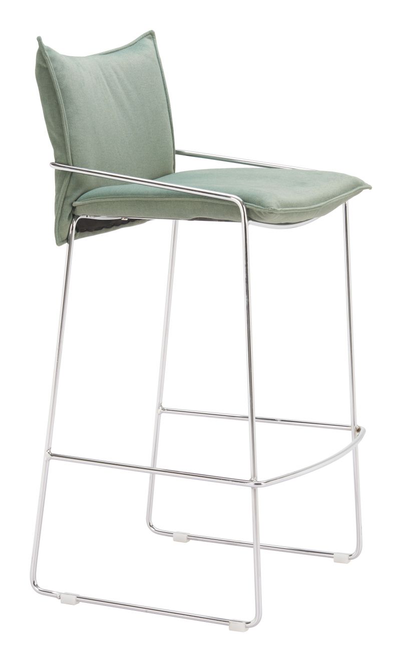 Zuo Modern Pola Faux Leather Barstool
