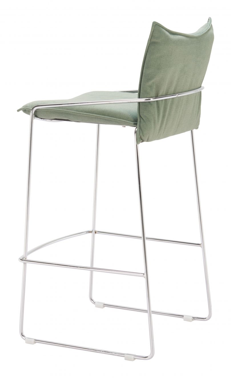 Zuo Modern Pola Faux Leather Barstool