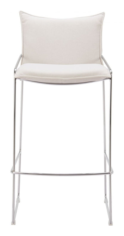 Zuo Modern Pola Faux Leather Barstool