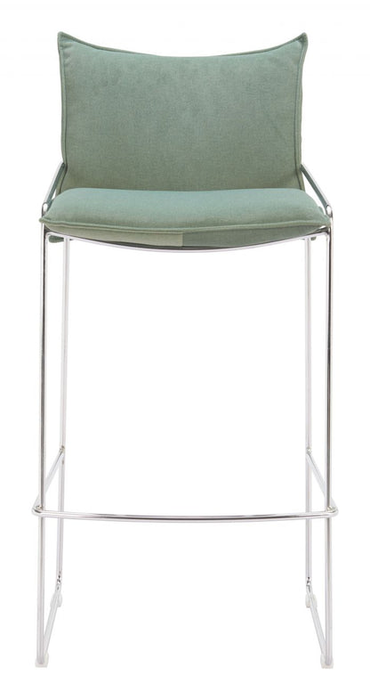 Zuo Modern Pola Faux Leather Barstool