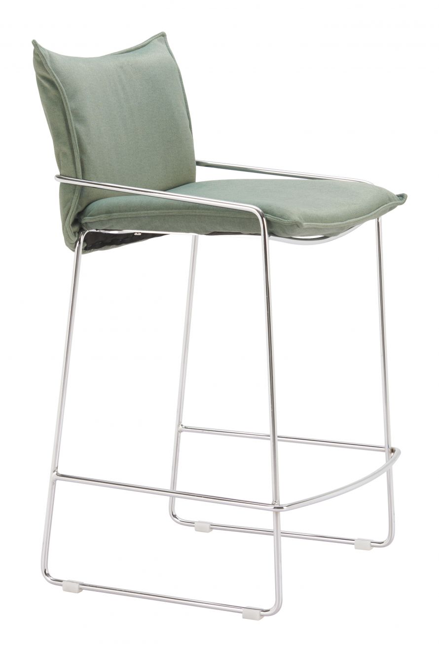 Zuo Modern Pola Faux Leather Counter Stool