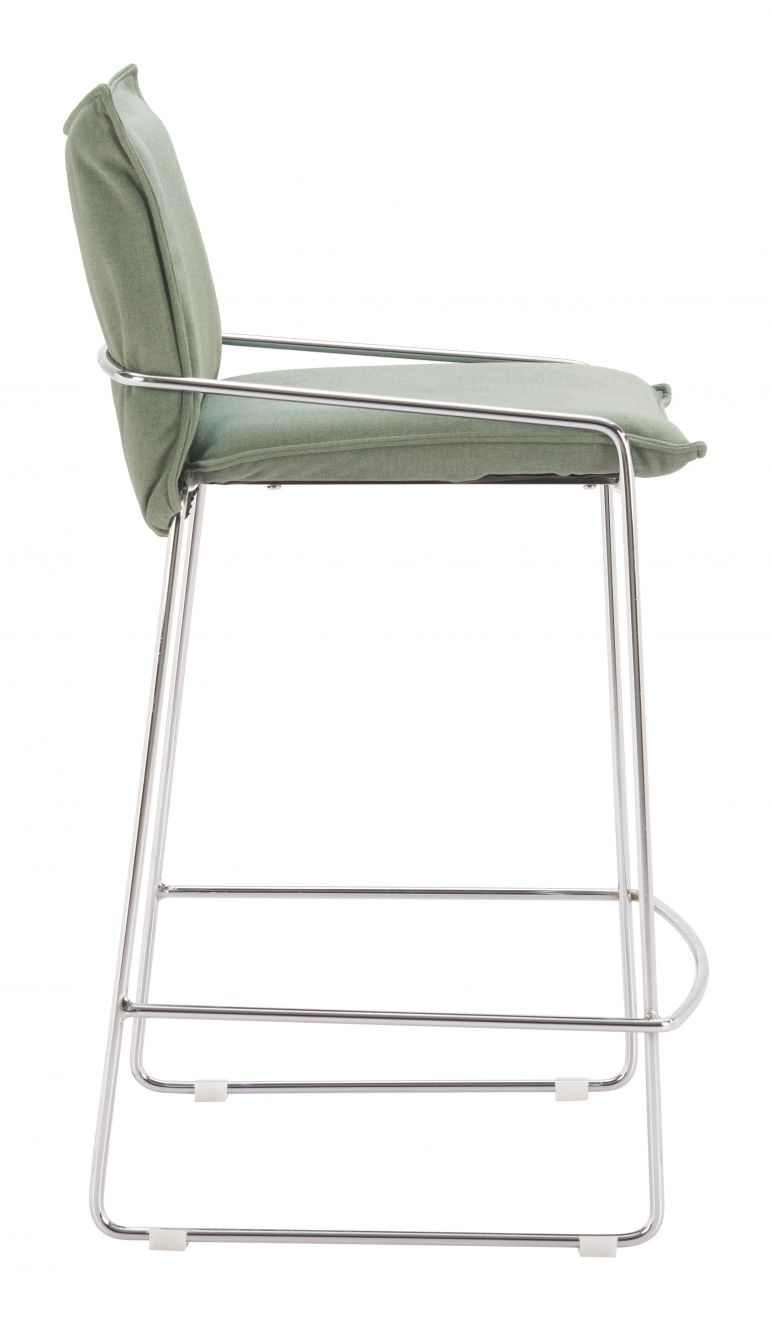 Zuo Modern Pola Faux Leather Counter Stool