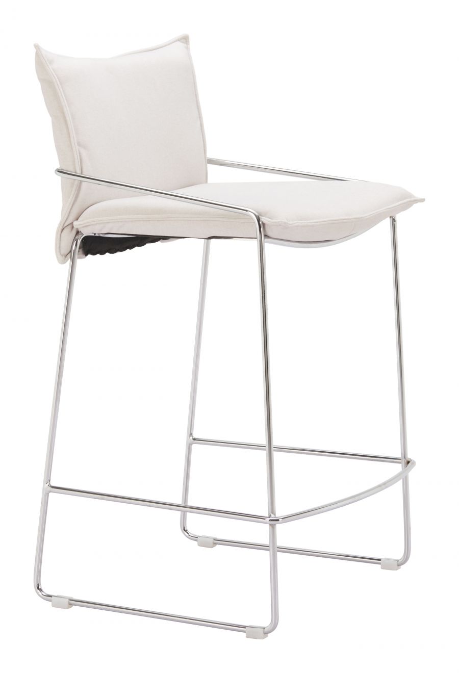 Zuo Modern Pola Faux Leather Counter Stool
