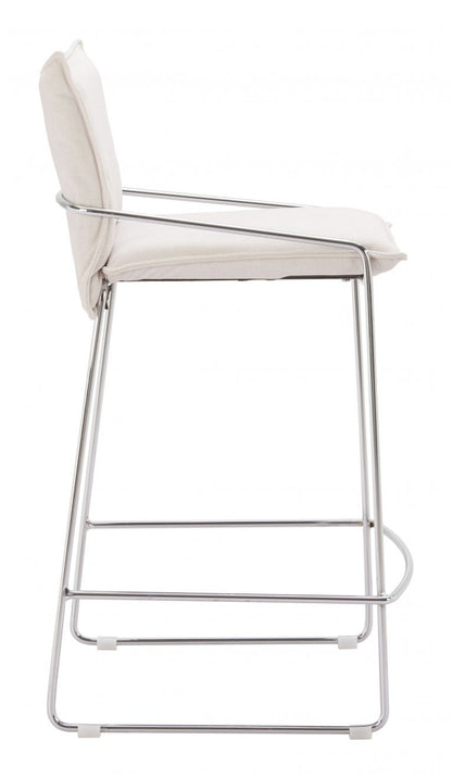 Zuo Modern Pola Faux Leather Counter Stool