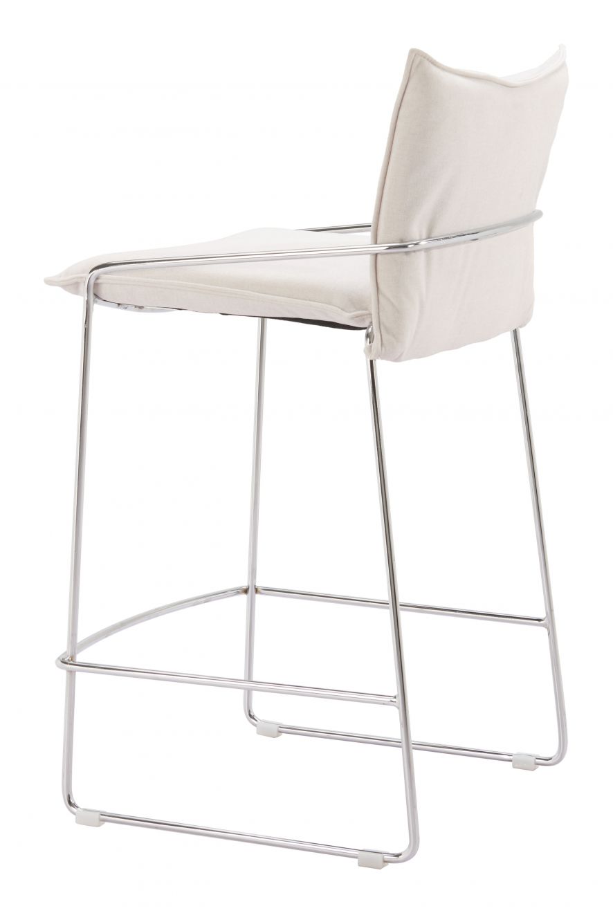 Zuo Modern Pola Faux Leather Counter Stool