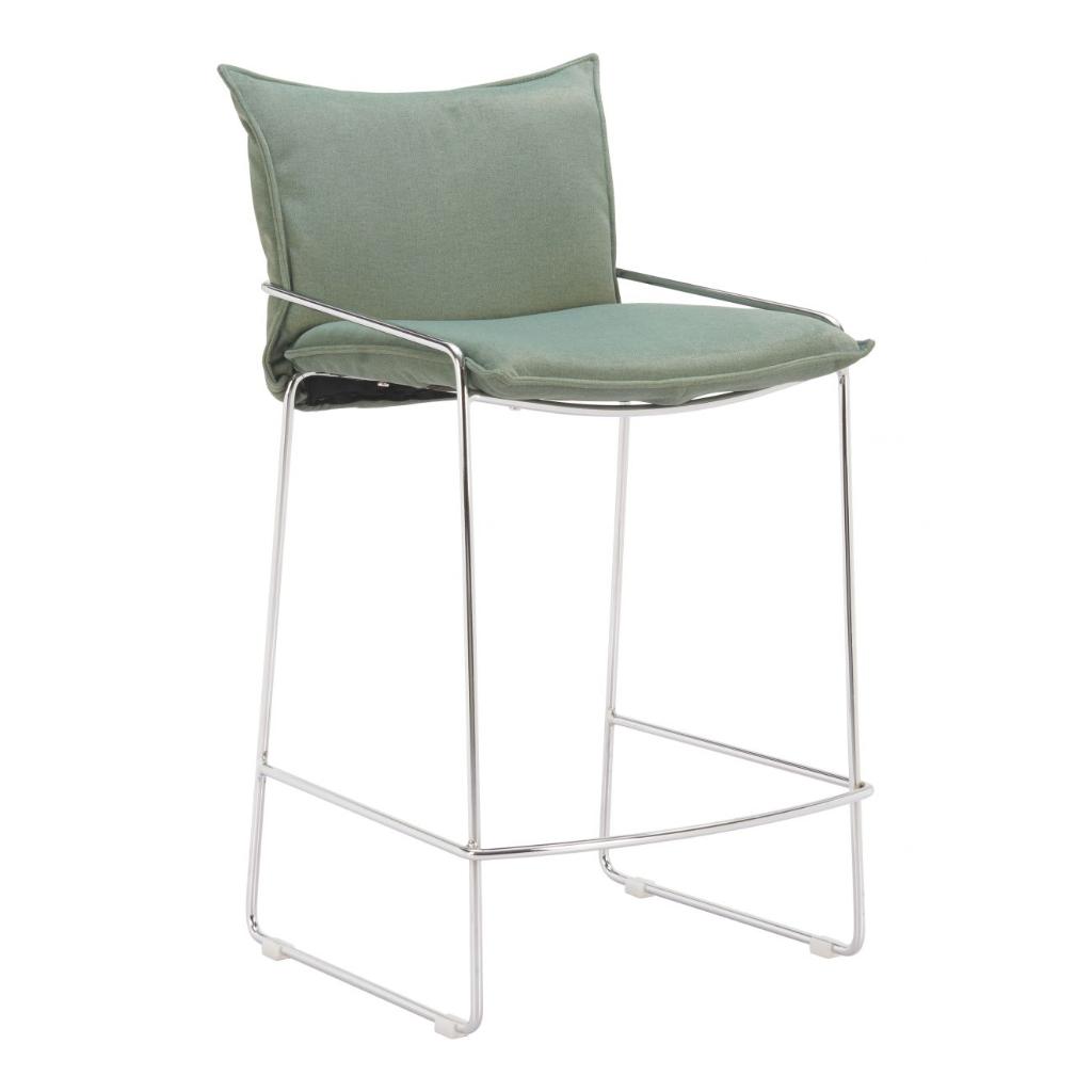 Zuo Modern Pola Faux Leather Counter Stool