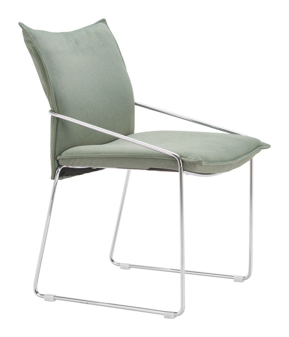 Zuo Modern Pola Faux Leather Dining Chair 2PC