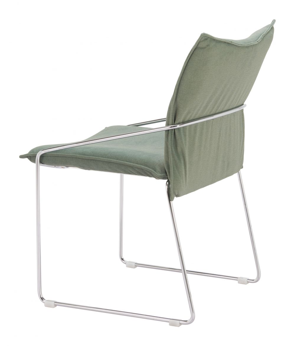 Zuo Modern Pola Faux Leather Dining Chair 2PC