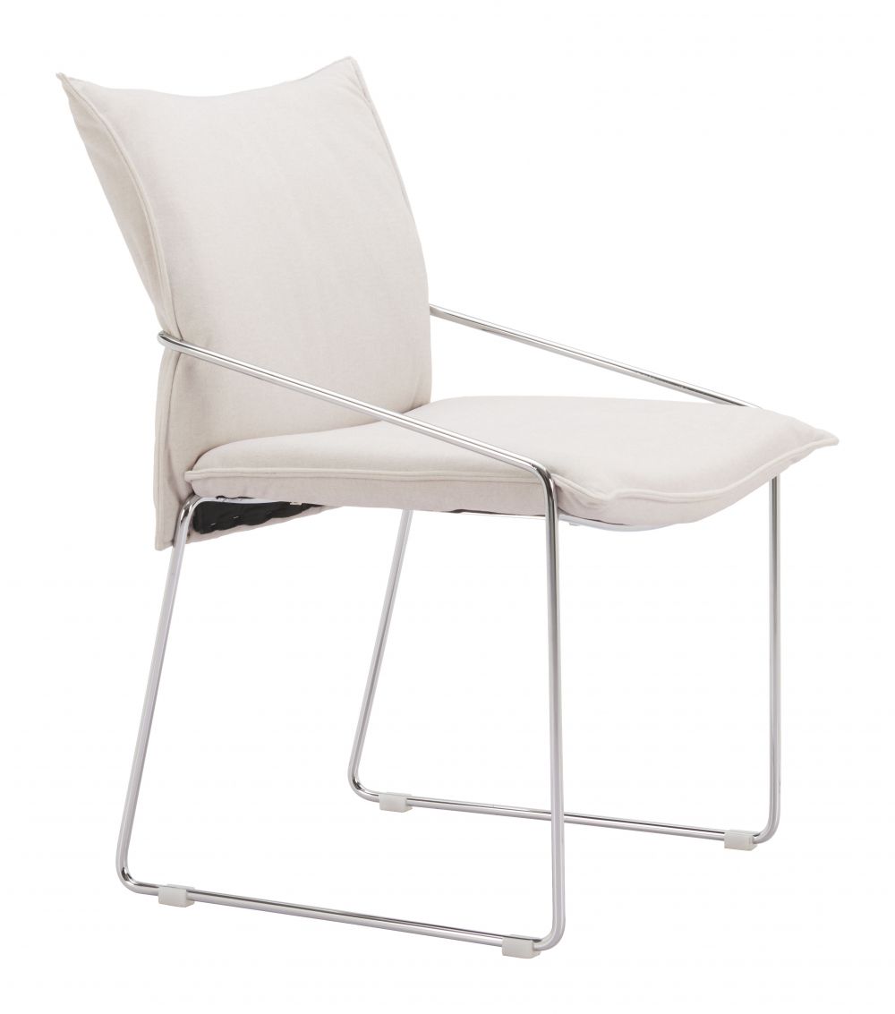 Zuo Modern Pola Faux Leather Dining Chair 2PC