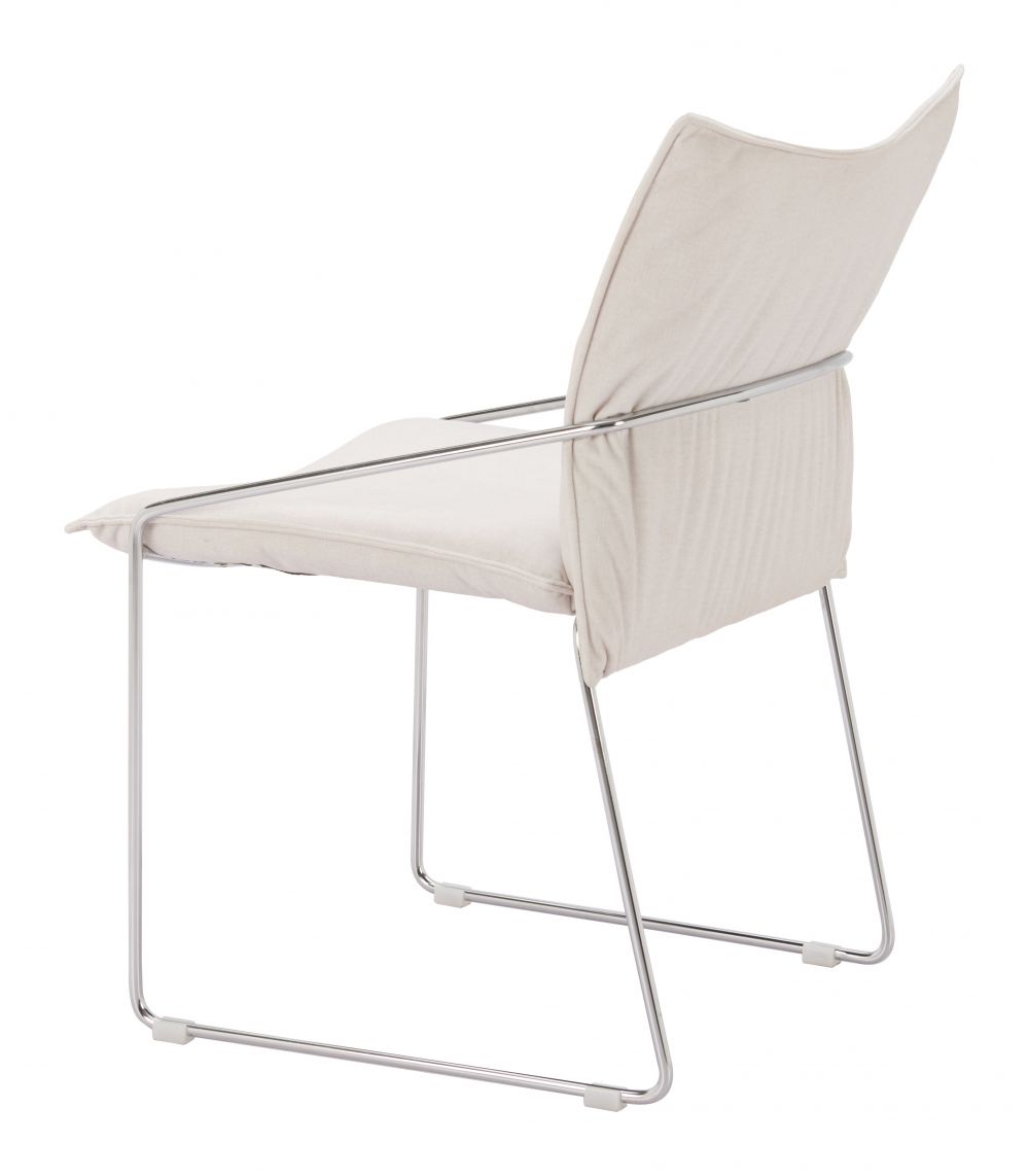 Zuo Modern Pola Faux Leather Dining Chair 2PC