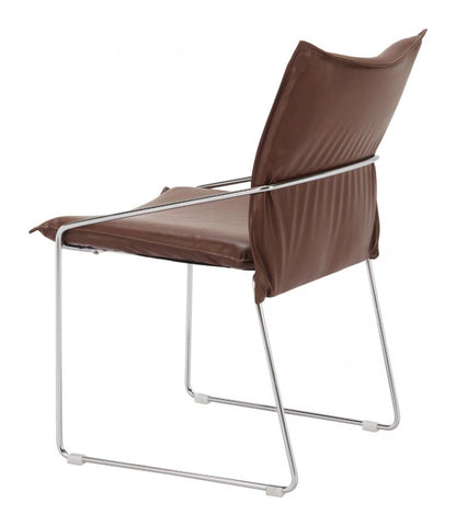 Zuo Modern Pola Faux Leather Dining Chair 2PC