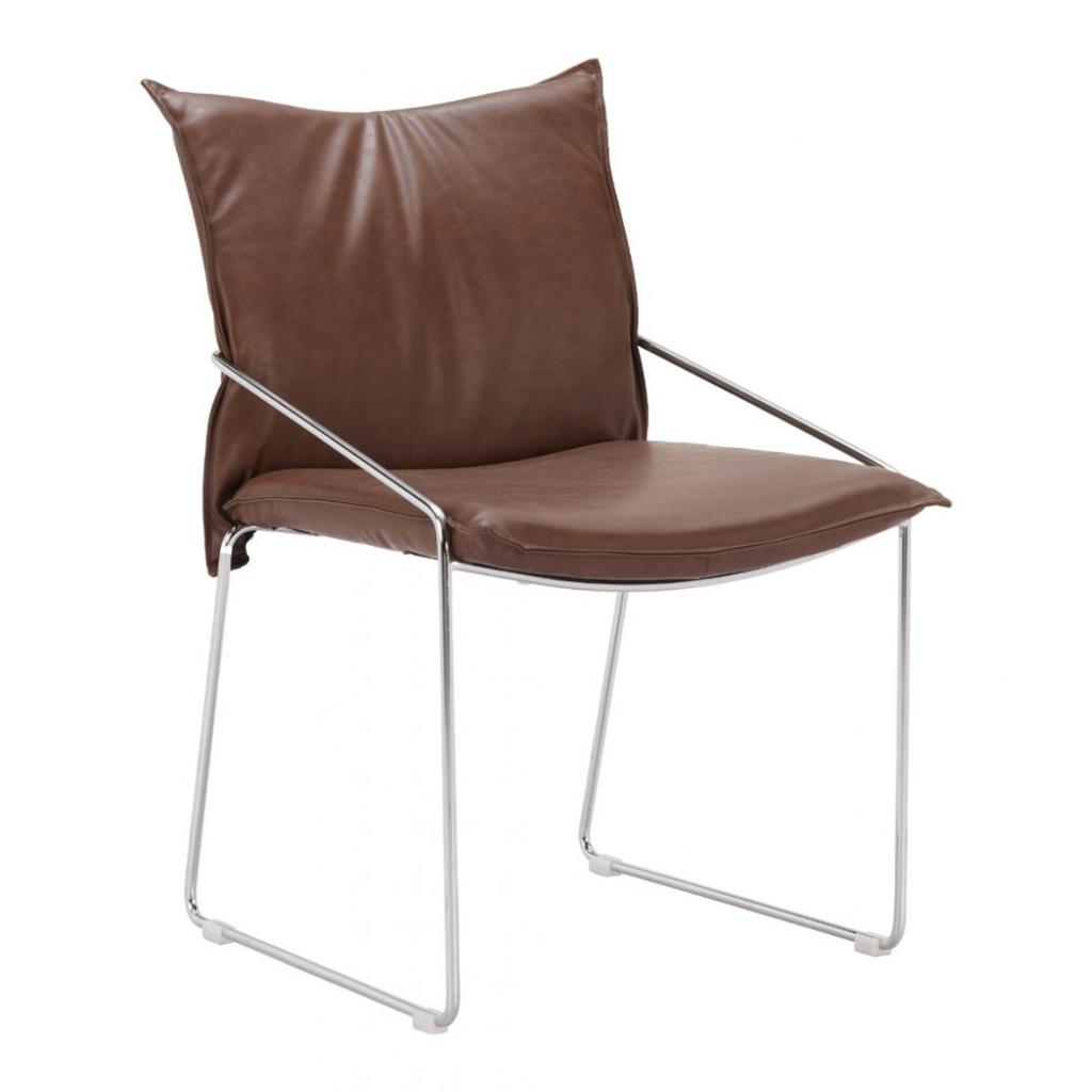 Zuo Modern Pola Faux Leather Dining Chair 2PC
