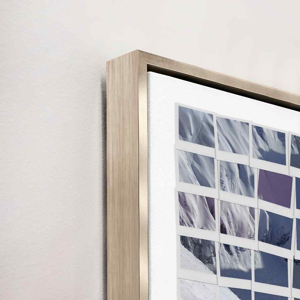 Leftbank Art Polaroid Snowboarder Hand Crafted Canvas Art