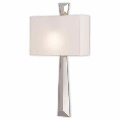 Polished Nickel Arno Nickel Wall Sconce Wall Sconces Sideboards and Things By Currey & Co