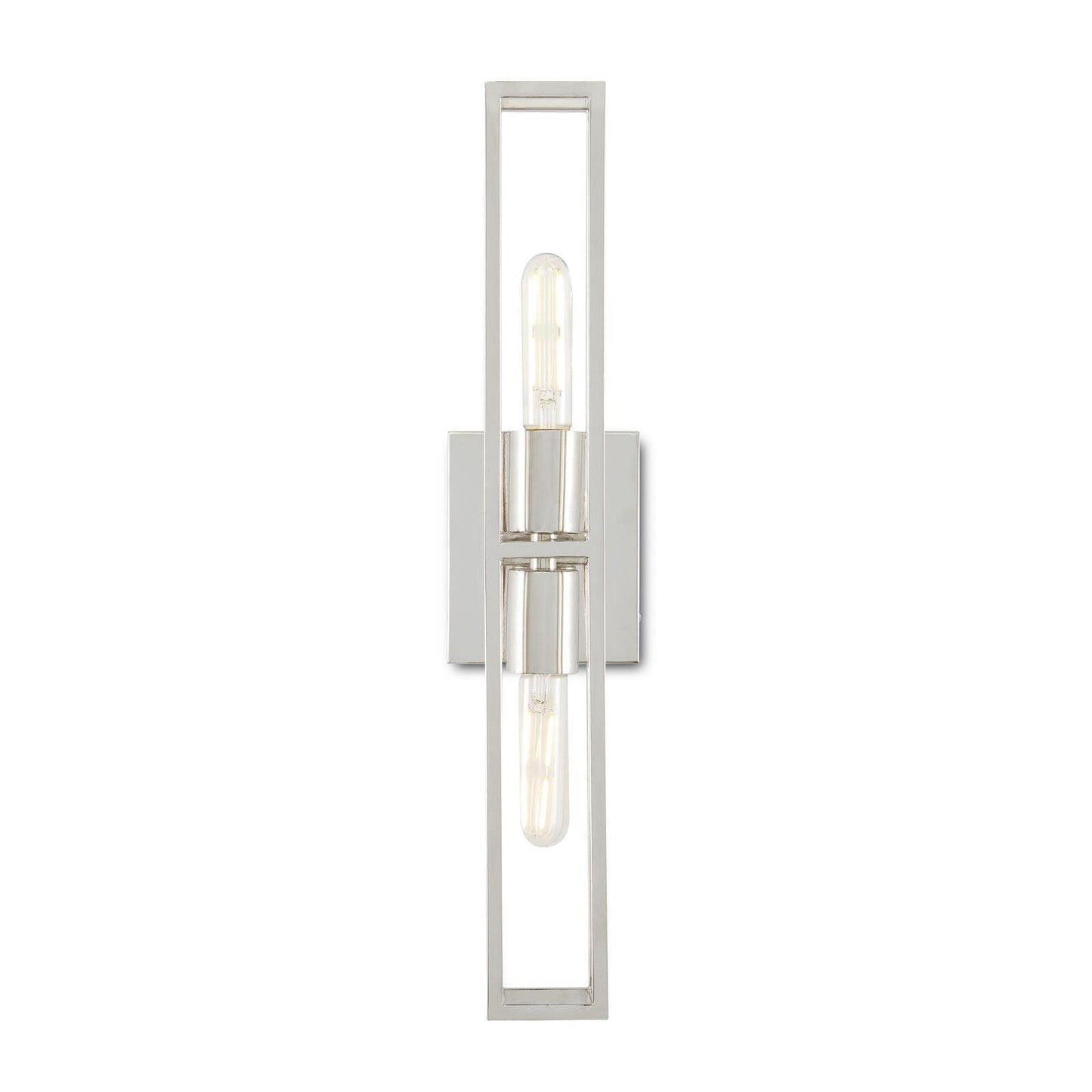 Polished Nickel Bergen Nickel Wall Sconce Wall Sconces Sideboards and Things By Currey & Co