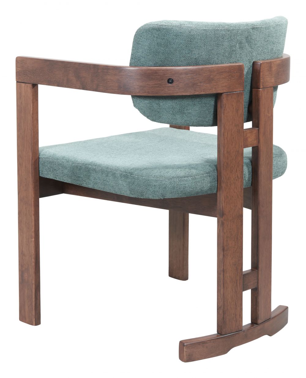 Zuo Modern Poly Moss Gray Fabric Dining Chair