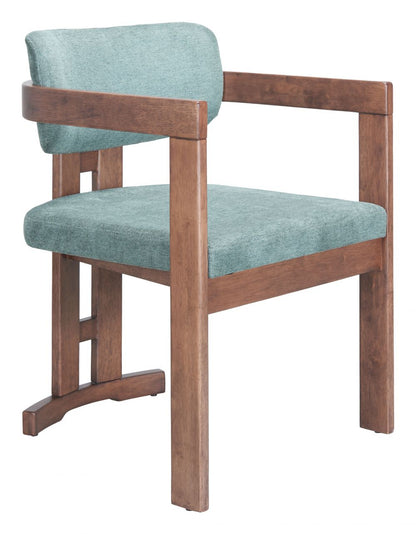 Zuo Modern Poly Moss Gray Fabric Dining Chair