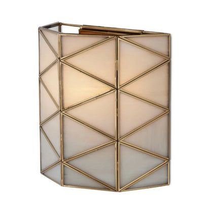 Polyhedron Modern Geometric Design Wall Sconce