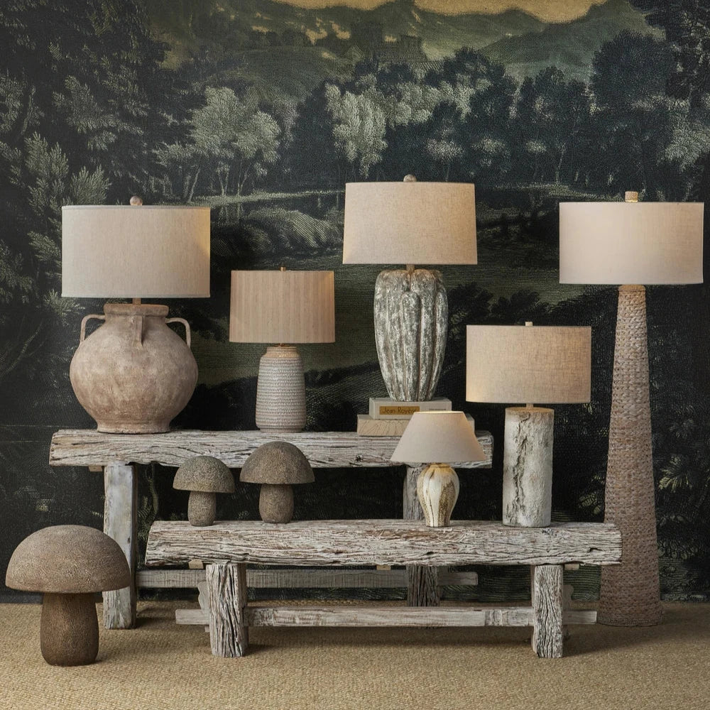 Pompeii Rustic Terracotta Design Table Lamp