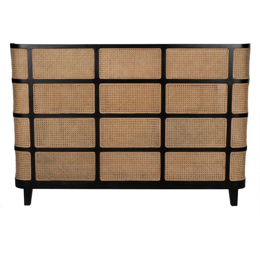 Porto Black Wooden Bed Frame
