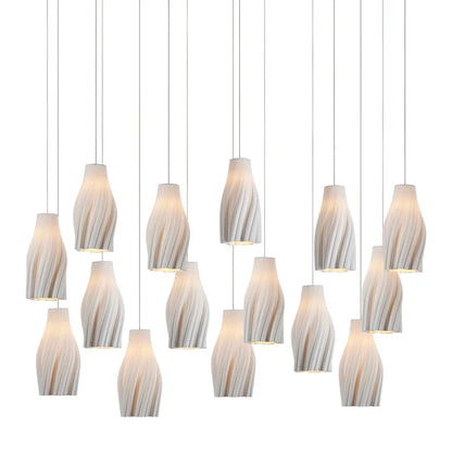 Posh Modern Light Fixture Porcelain Pendant