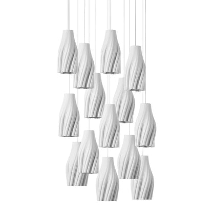 Posh Modern Light Fixture Porcelain Pendant