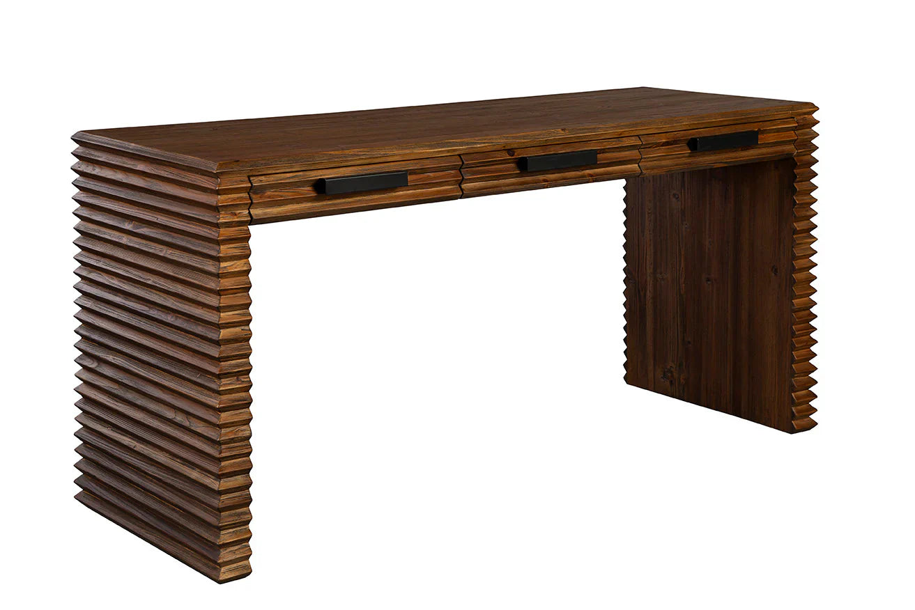 Prescott Stylish Wooden 3 Drawers Desk