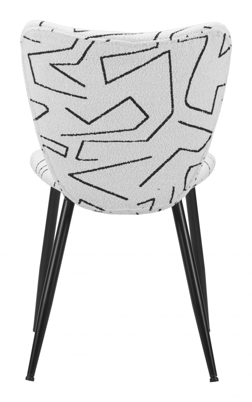 Zuo Modern Prestige Faux Leather Dining Chair 2PC