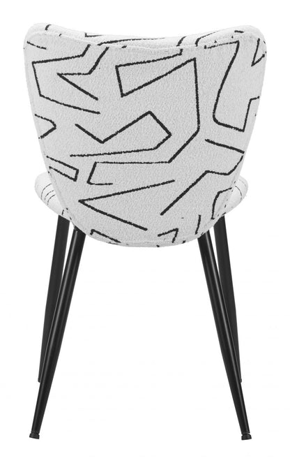 Zuo Modern Prestige Faux Leather Dining Chair 2PC
