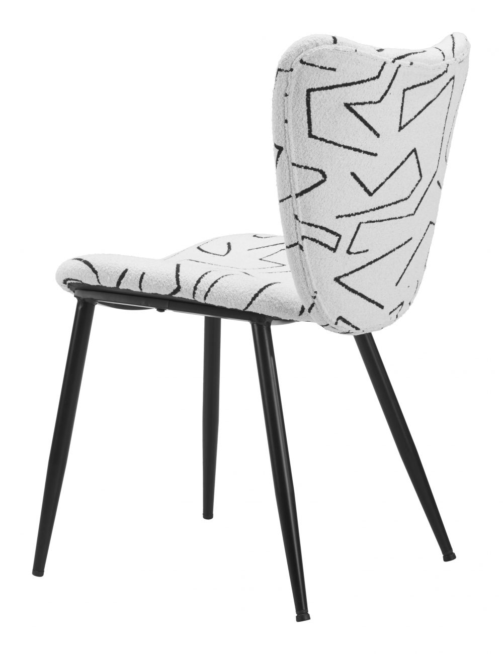 Zuo Modern Prestige Faux Leather Dining Chair 2PC
