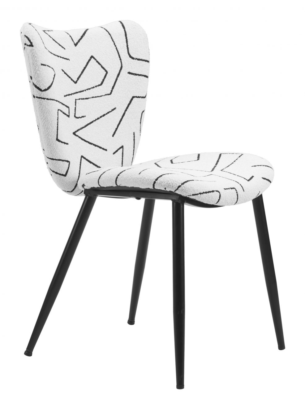 Zuo Modern Prestige Faux Leather Dining Chair 2PC