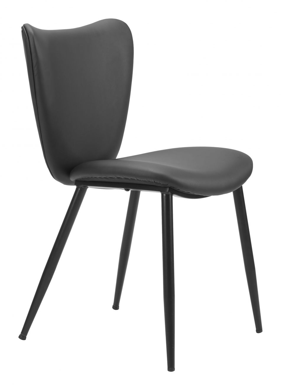 Zuo Modern Prestige Faux Leather Dining Chair 2PC