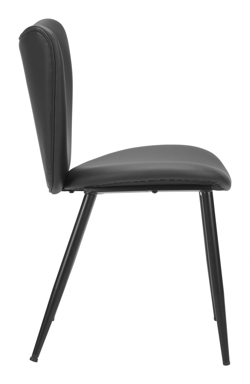 Zuo Modern Prestige Faux Leather Dining Chair 2PC