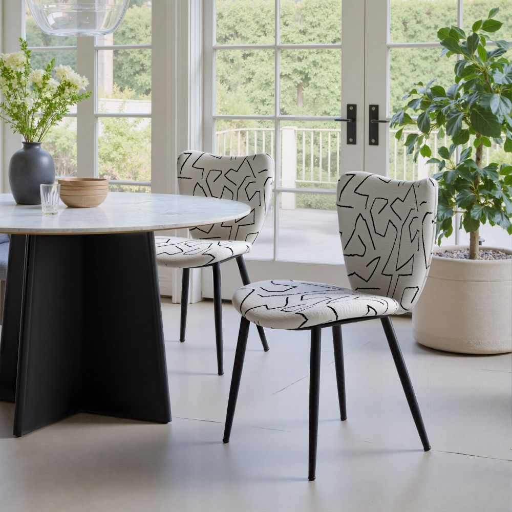 Zuo Modern Prestige Faux Leather Dining Chair 2PC