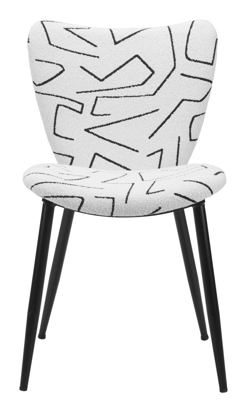 Zuo Modern Prestige Faux Leather Dining Chair 2PC