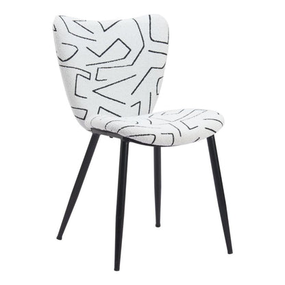 Zuo Modern Prestige Faux Leather Dining Chair 2PC