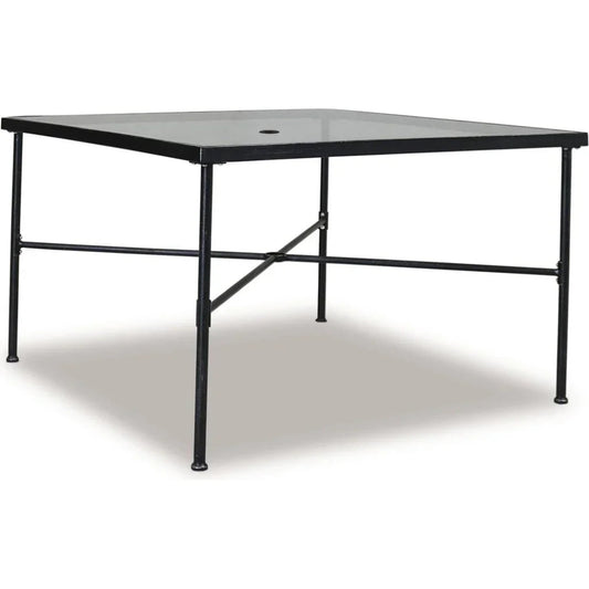 Provence Glass Top Outdoor Dining Table