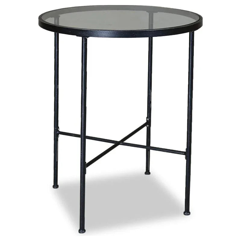 Provence Iron Round Outdoor Pub Table