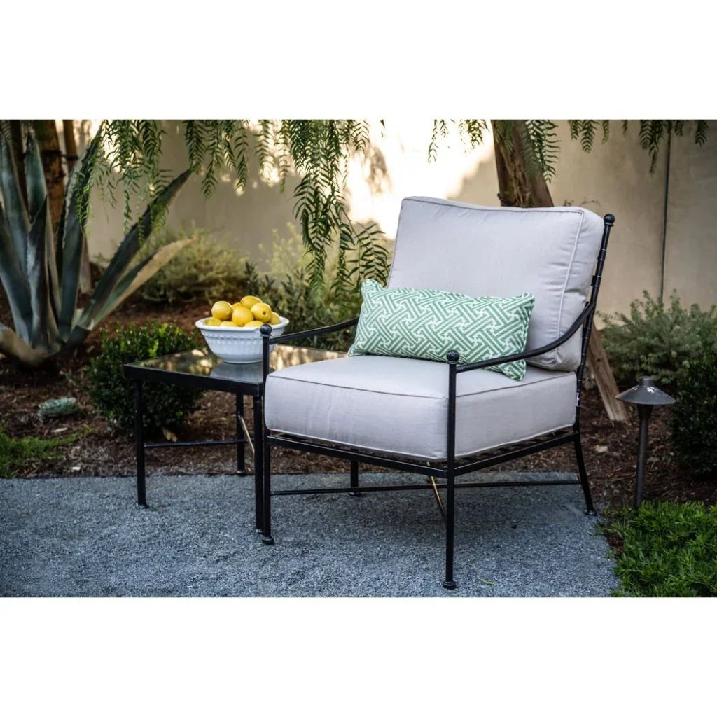 Provence Iron Square Outdoor End Table -- view 3