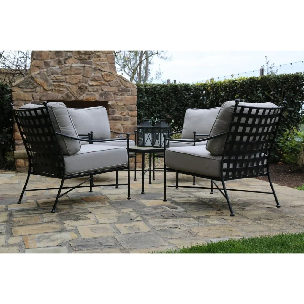 Provence Iron Square Outdoor End Table -- view 4