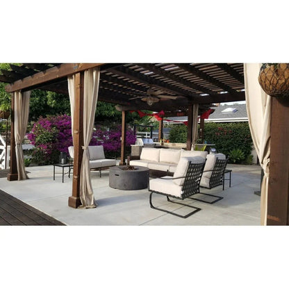 Provence Iron Square Outdoor End Table -- view 5