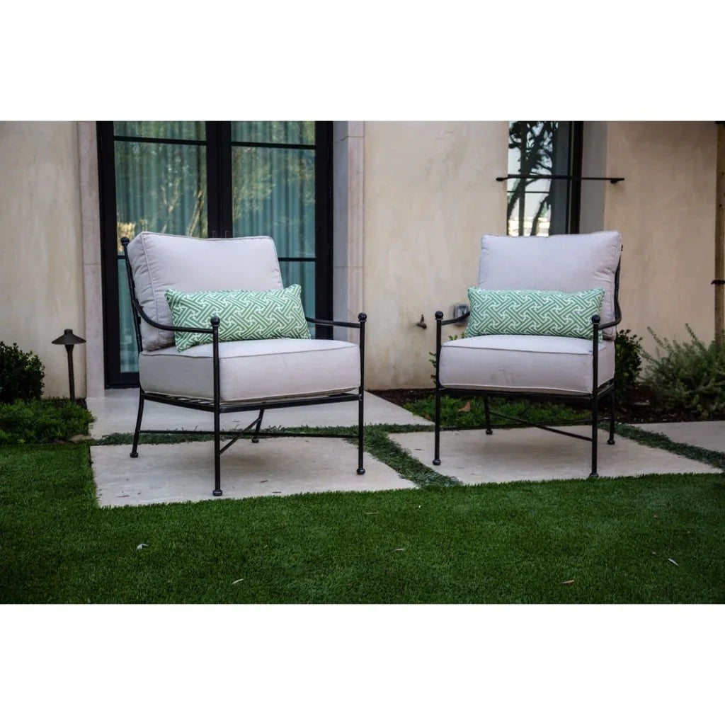 Provence Sunbrella Outdoor Club Chair 2PC -- view 5