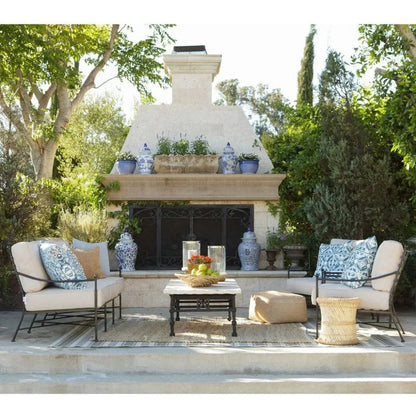 Provence Sunbrella Outdoor Loveseat -- view 3