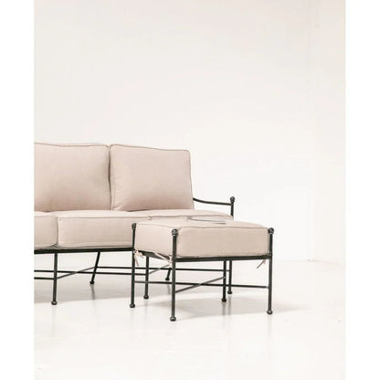 Provence Sunbrella Outdoor Ottoman -- view 2