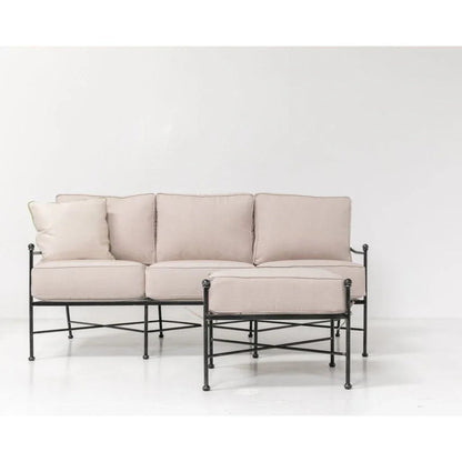 Provence Sunbrella Outdoor Ottoman -- view 3